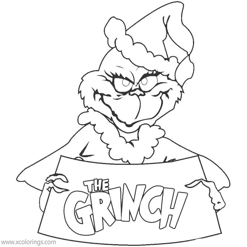 Baby Grinch Coloring Pages