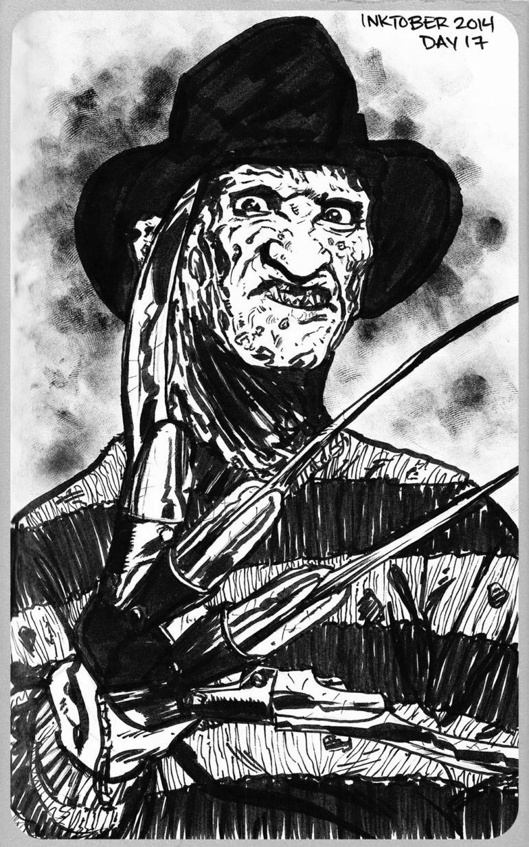 Free Freddy Krueger Coloring Pages Fanart printable