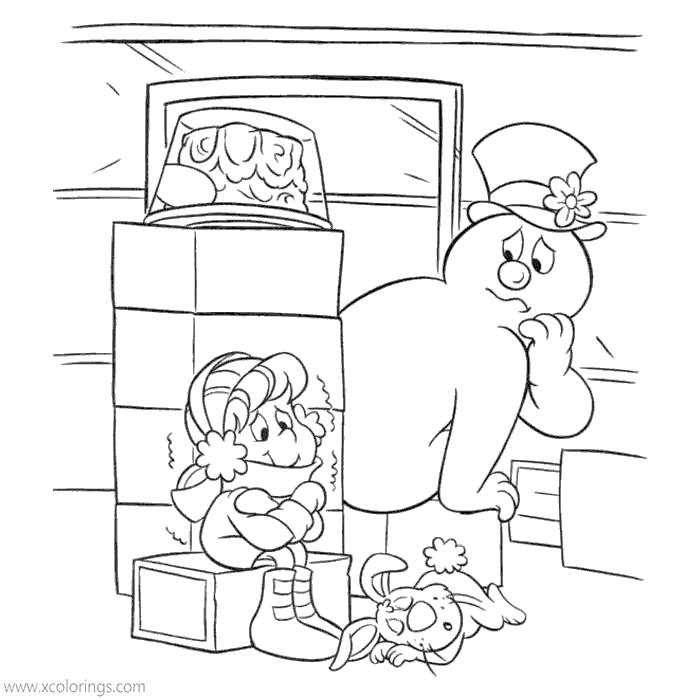 Free Frosty the Snowman Coloring Pages Karen is Freezing printable