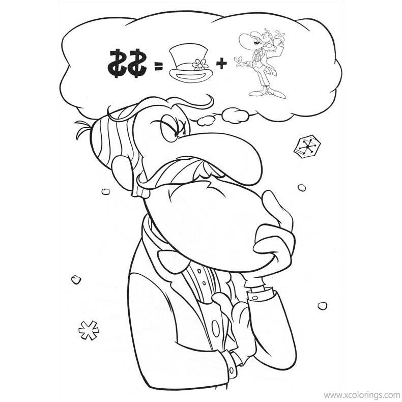 Free Frosty the Snowman Coloring Pages Professor Hinkle is Thinking printable
