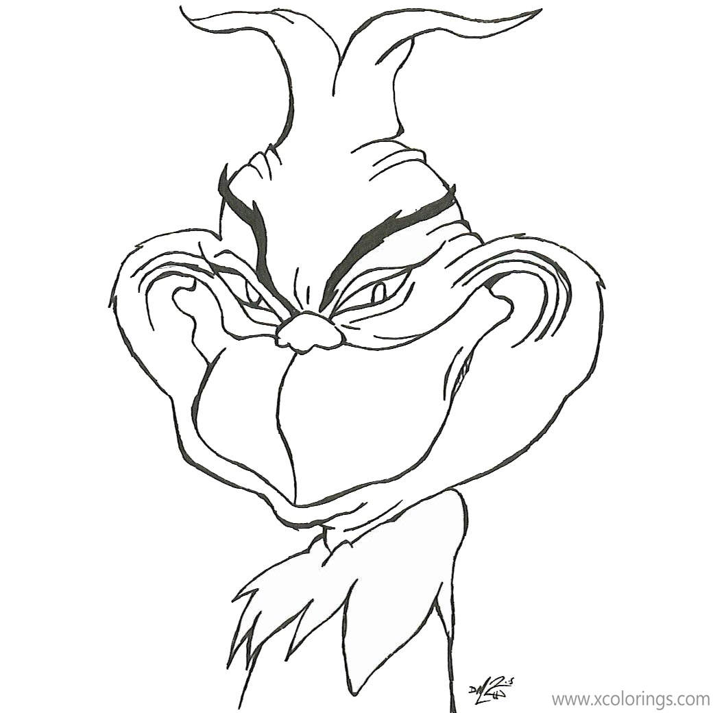 Free Grinch Fan Fiction Coloring Pages printable