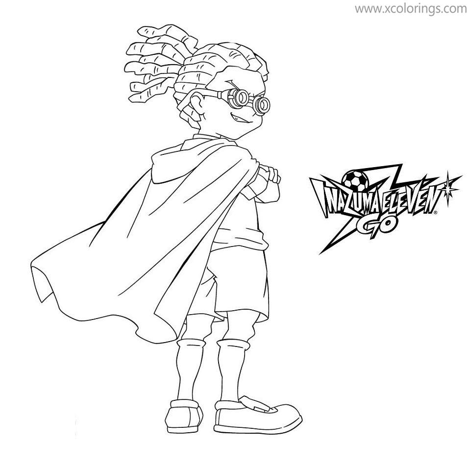 Free Inazuma Eleven Coloring Pages Jude Sharp printable