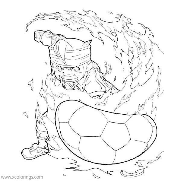 Free Inazuma Eleven Coloring Pages Mark Evans printable