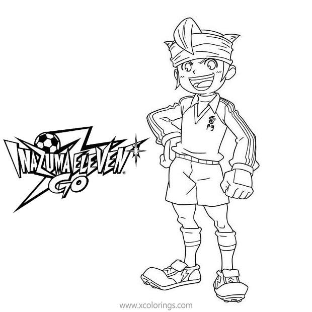 Free Inazuma Eleven Mark Evans Coloring Pages printable