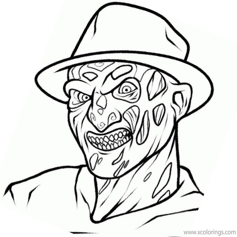 Printable Freddy Krueger Coloring Pages