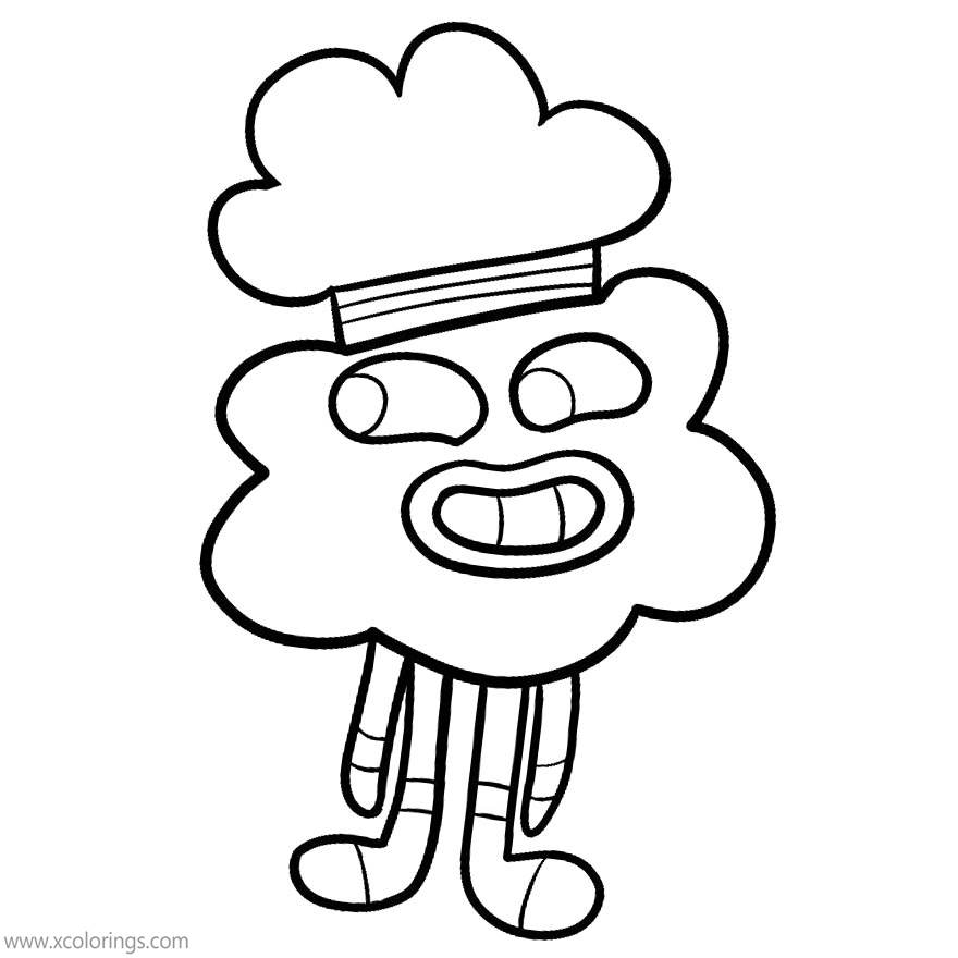 Free Tobias from The Amazing World of Gumball Coloring Pages printable
