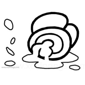 Among Us Coloring Pages Impostor with Knife - XColorings.com