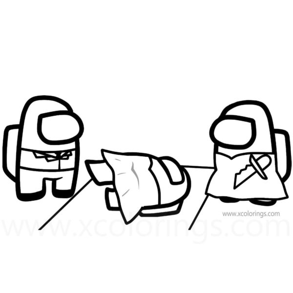 Among Us Skins Coloring Pages