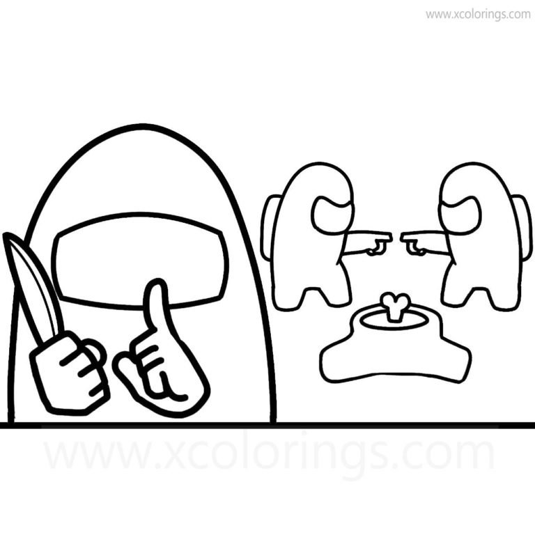 Mini Crewmate from Among Us Coloring Pages - XColorings.com