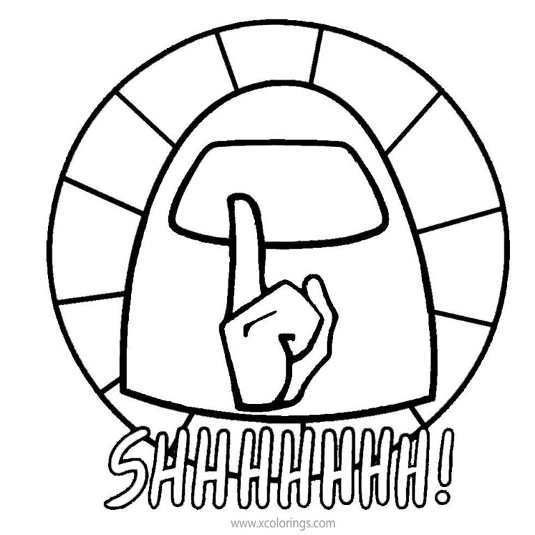 Among Us Coloring Pages Pirate Captain Hat - XColorings.com