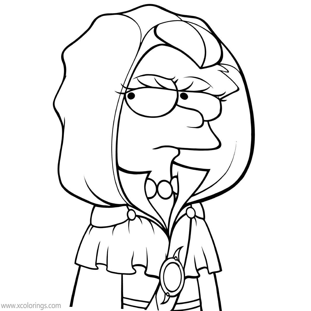 Free Assassin's Creed Coloring Pages x Simpson printable