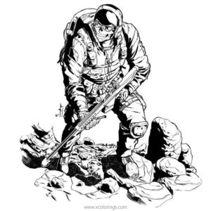 Call Of Duty Coloring Pages Zombie by Kopale - XColorings.com