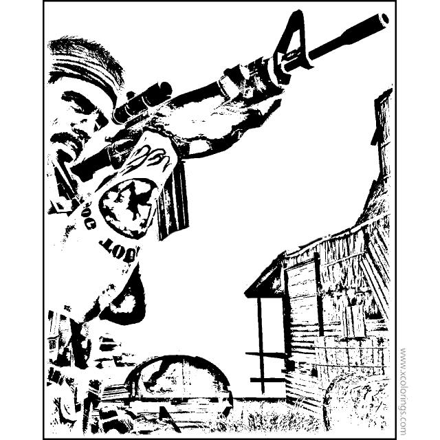 Free Call Of Duty Coloring Pages Ready to Shot printable