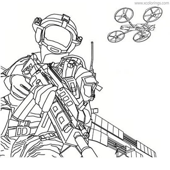Free Call Of Duty Infinite Warfare Coloring Pages printable