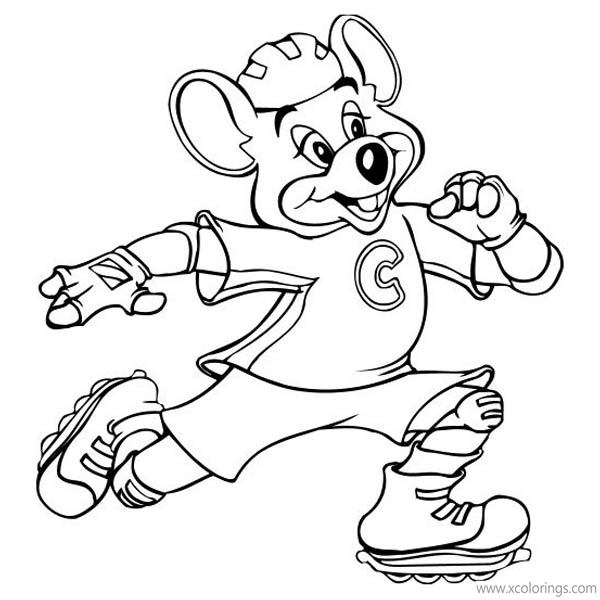 Chuck E Cheese Coloring Pages Helen Henny Loves Music - XColorings.com