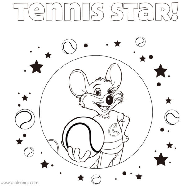 Chuck E Cheese Coloring Pages Helen Henny Loves Music - XColorings.com