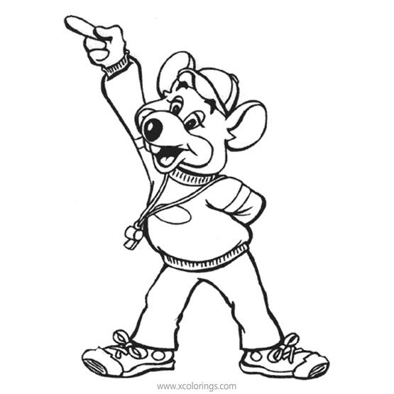 Free Chuck E Cheese Coloring Pages Winners Rules printable