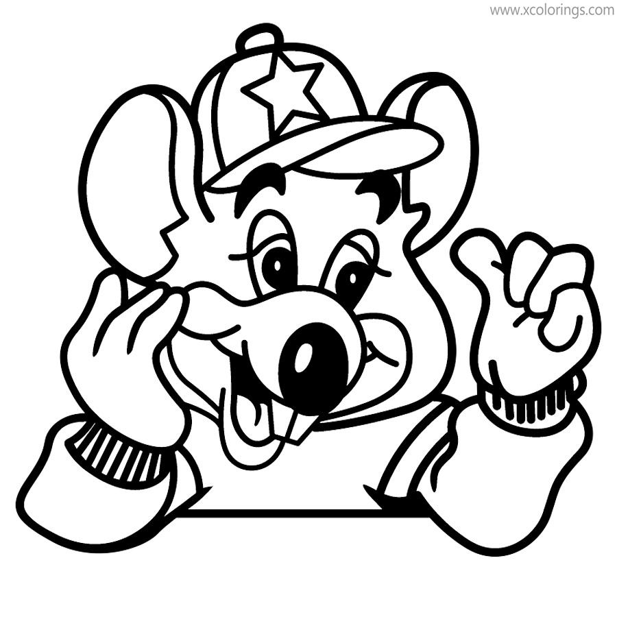 Chuck E Cheese Coloring Pages Helen Henny Loves Music - XColorings.com