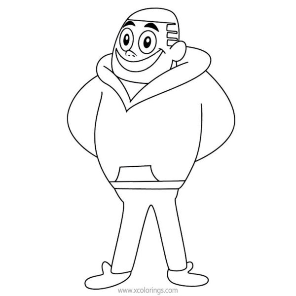 Chuck's Choice Characters Coloring Pages Misha and UD - XColorings.com