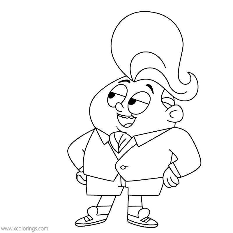 Free Chuck's Choice Coloring Pages Joey Adonis printable