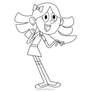 Chuck's Choice Characters Coloring Pages Misha and UD - XColorings.com