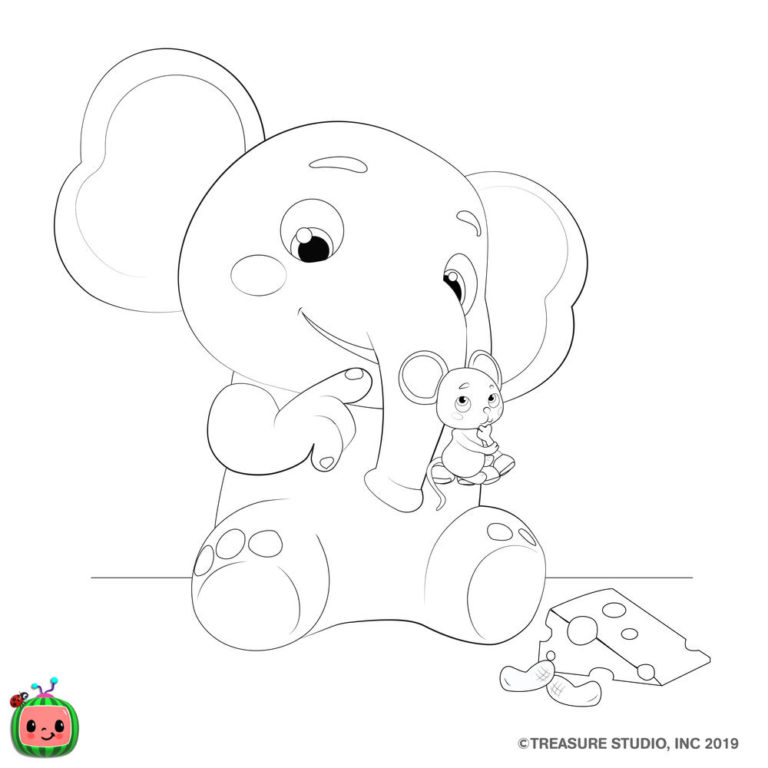 CoComelon Coloring Pages JJ - XColorings.com