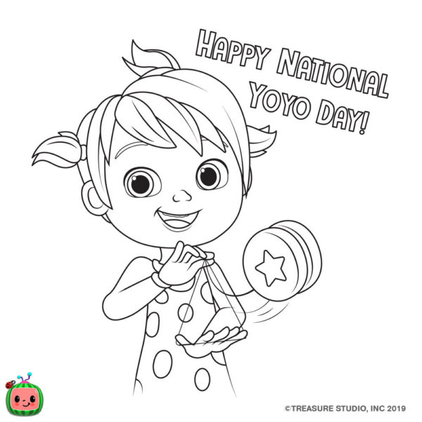 CoComelon Coloring Pages Halloween Pumpkin - XColorings.com