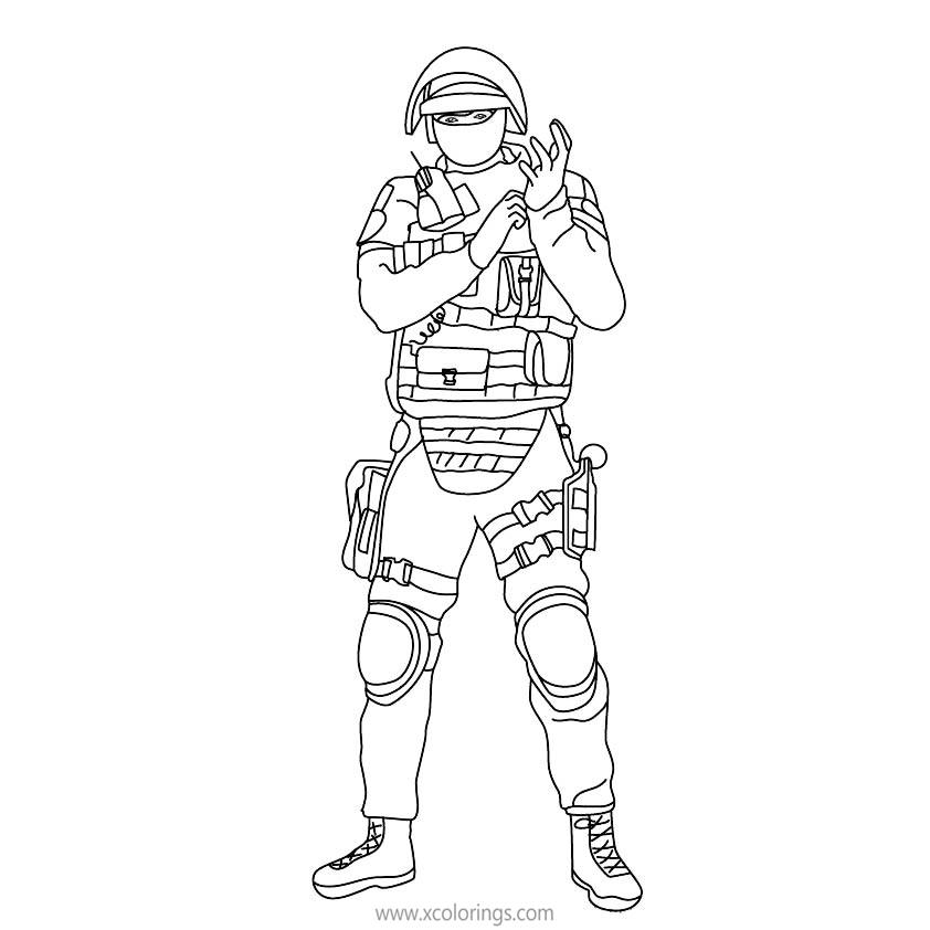 Free Doc from Rainbow Six Siege Coloring Pages printable