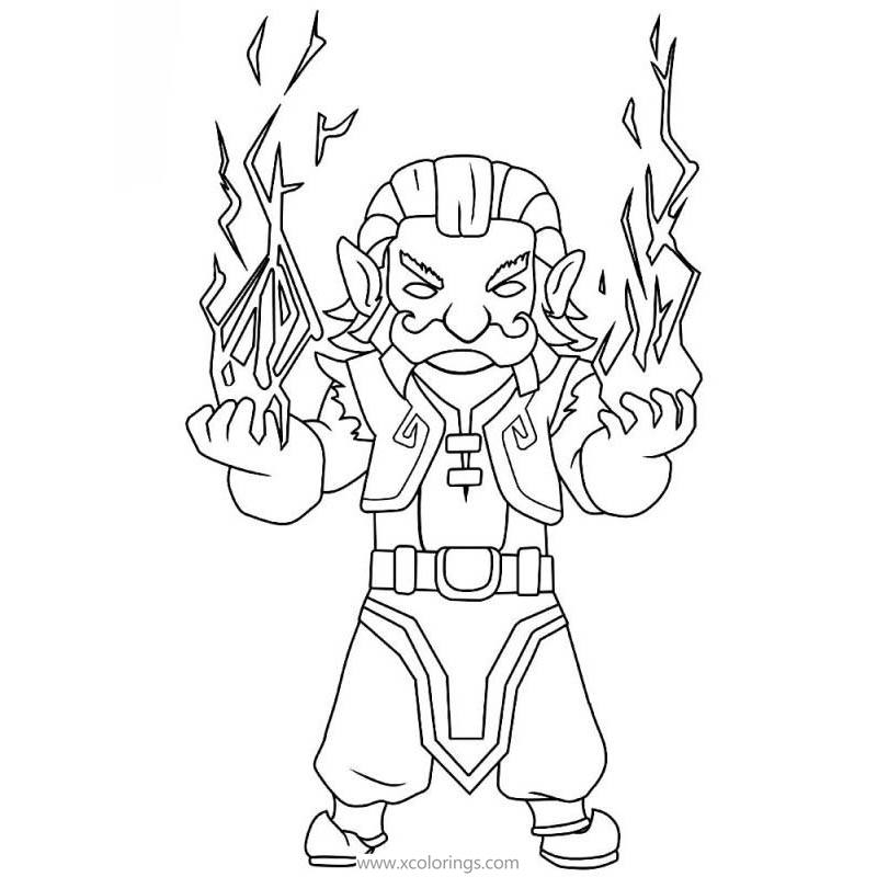 Free Dota 2 Coloring Pages Zeus printable