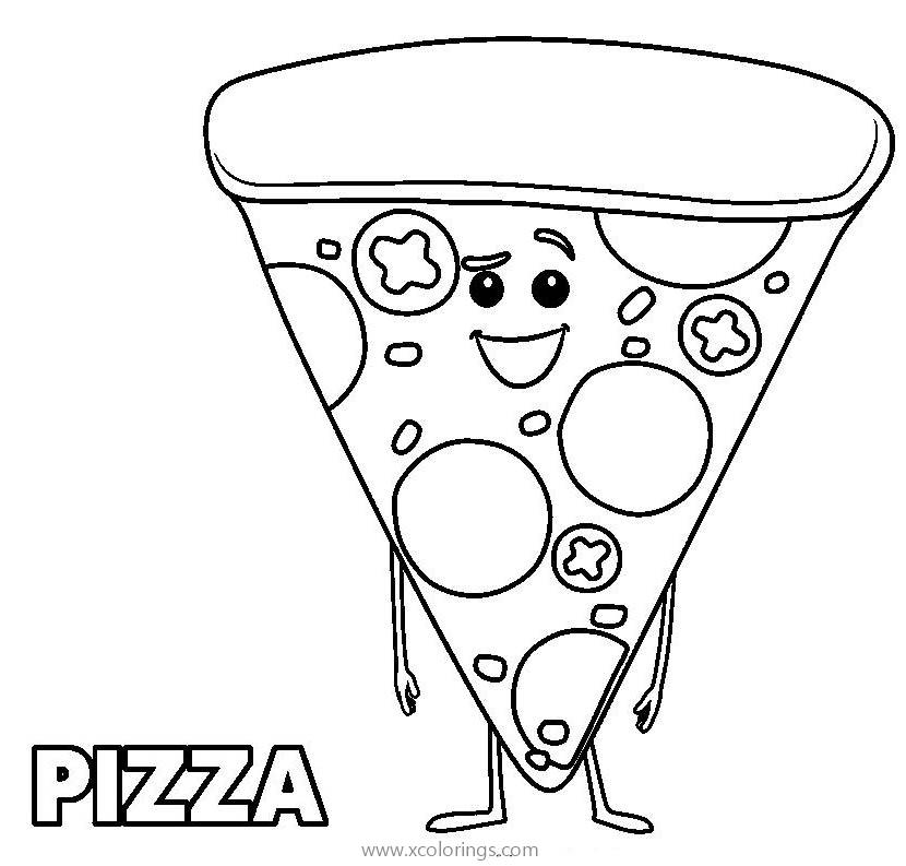 Free Emoji Movie Coloring Pages Emoji Pizza printable