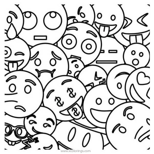 Free Emoji Movie Coloring Pages Emojis printable