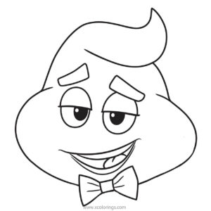 Poop Emoji Movie Coloring Page Coloring Pages