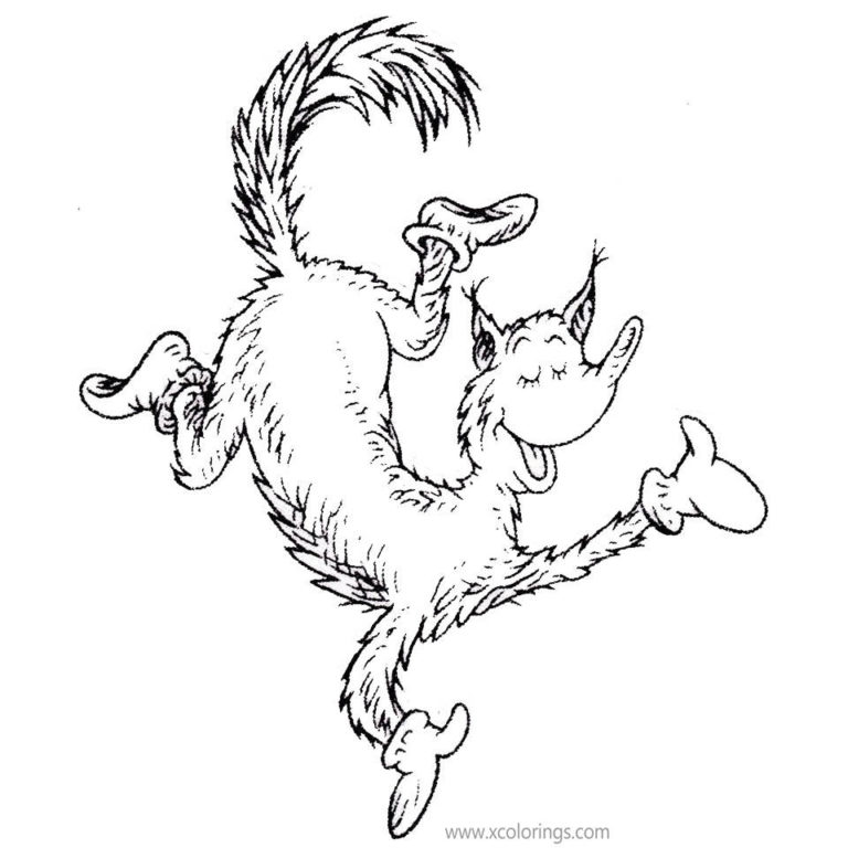 Fox in Socks Coloring Pages Printable