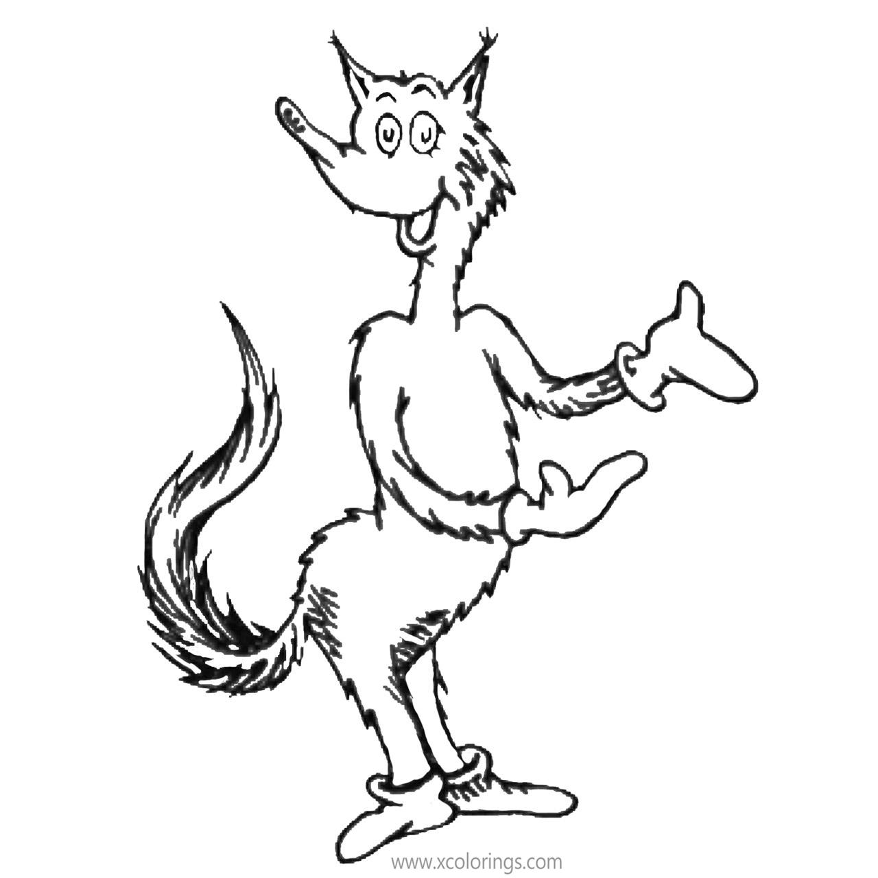 Fox in Socks Coloring Pages Printable