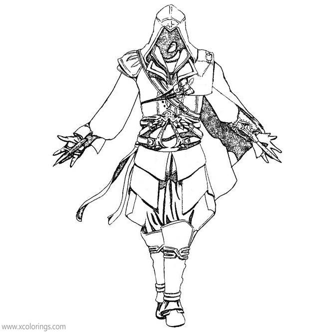 Free Free Assassin's Creed Ezio Coloring Pages printable
