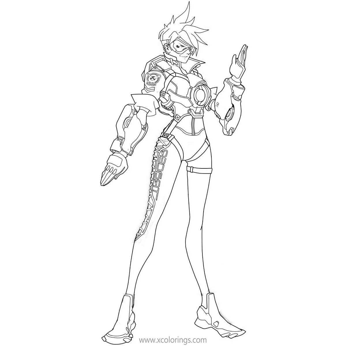 Free Free Overwatch Coloring Pages Tracer printable