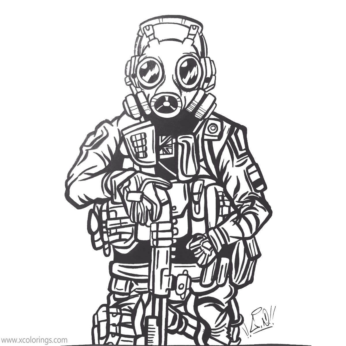 Free Free Rainbow Six Siege Coloring Pages printable