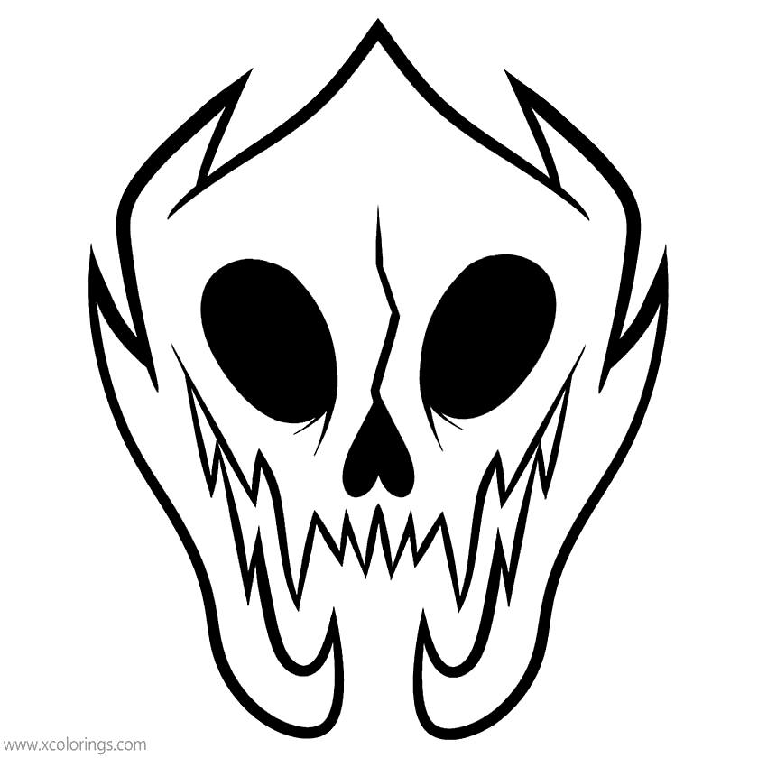 Free Gaster Blaster Coloring Pages by Moralde10 printable
