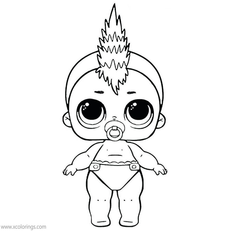 LOL Baby Coloring Pages LIL Race Boi - XColorings.com