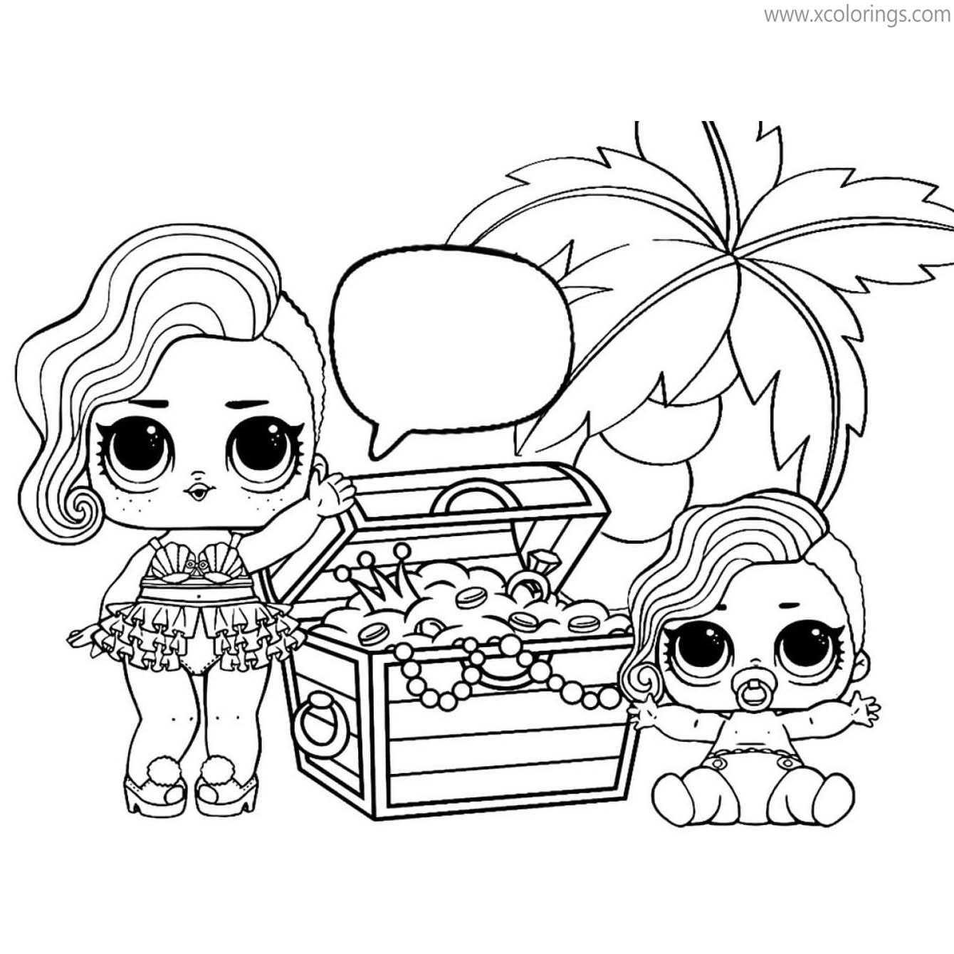 LOL Baby Doll Coloring Pages - XColorings.com