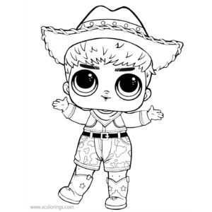 LOL Surprise Boys Coloring Pages Luau - XColorings.com