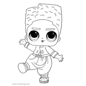 LOL Surprise Boys Coloring Pages Punk Boi - XColorings.com