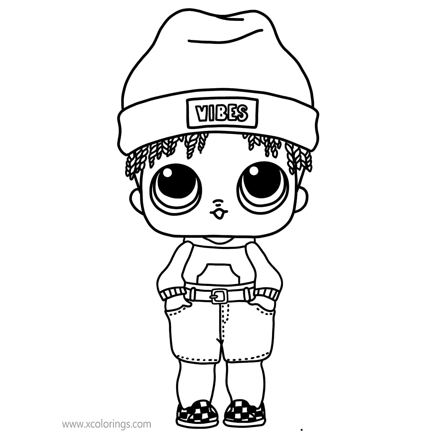 Free LOL Boy Coloring Pages Sunny printable