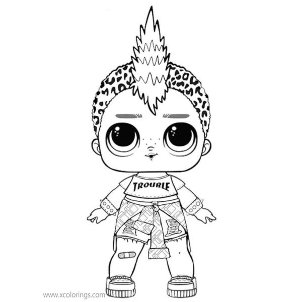 LOL Surprise Boys Coloring Pages Do-Si-Dude - XColorings.com