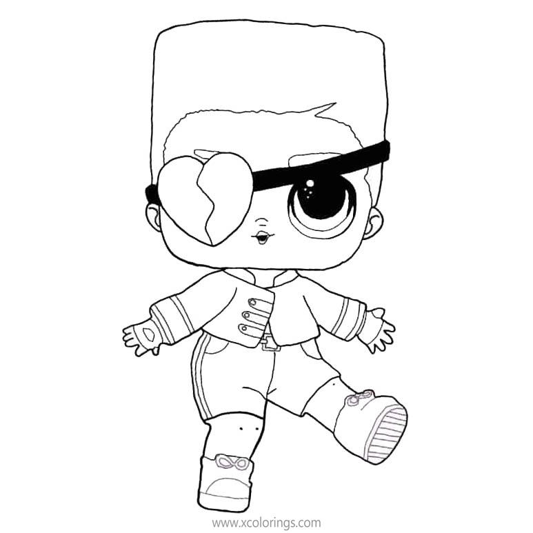 Free LOL Boys Coloring Pages Soldier BOI printable