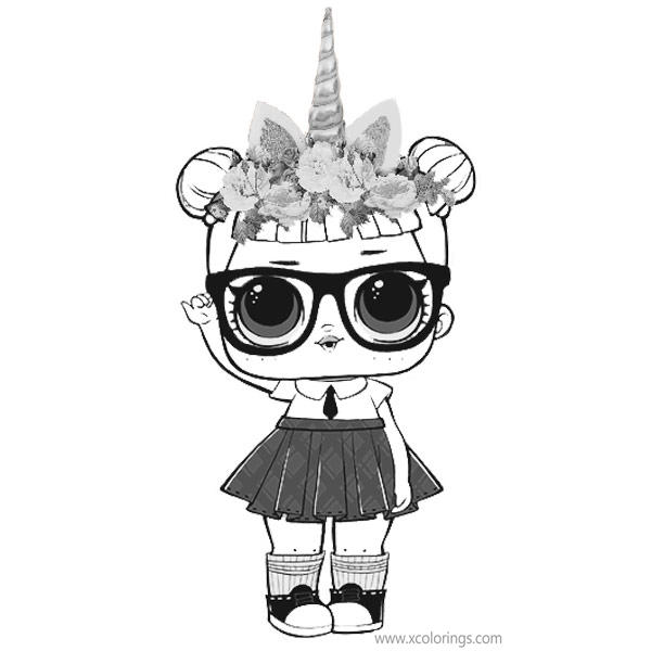 LOL Coloring Pages Unicorn Doll - XColorings.com