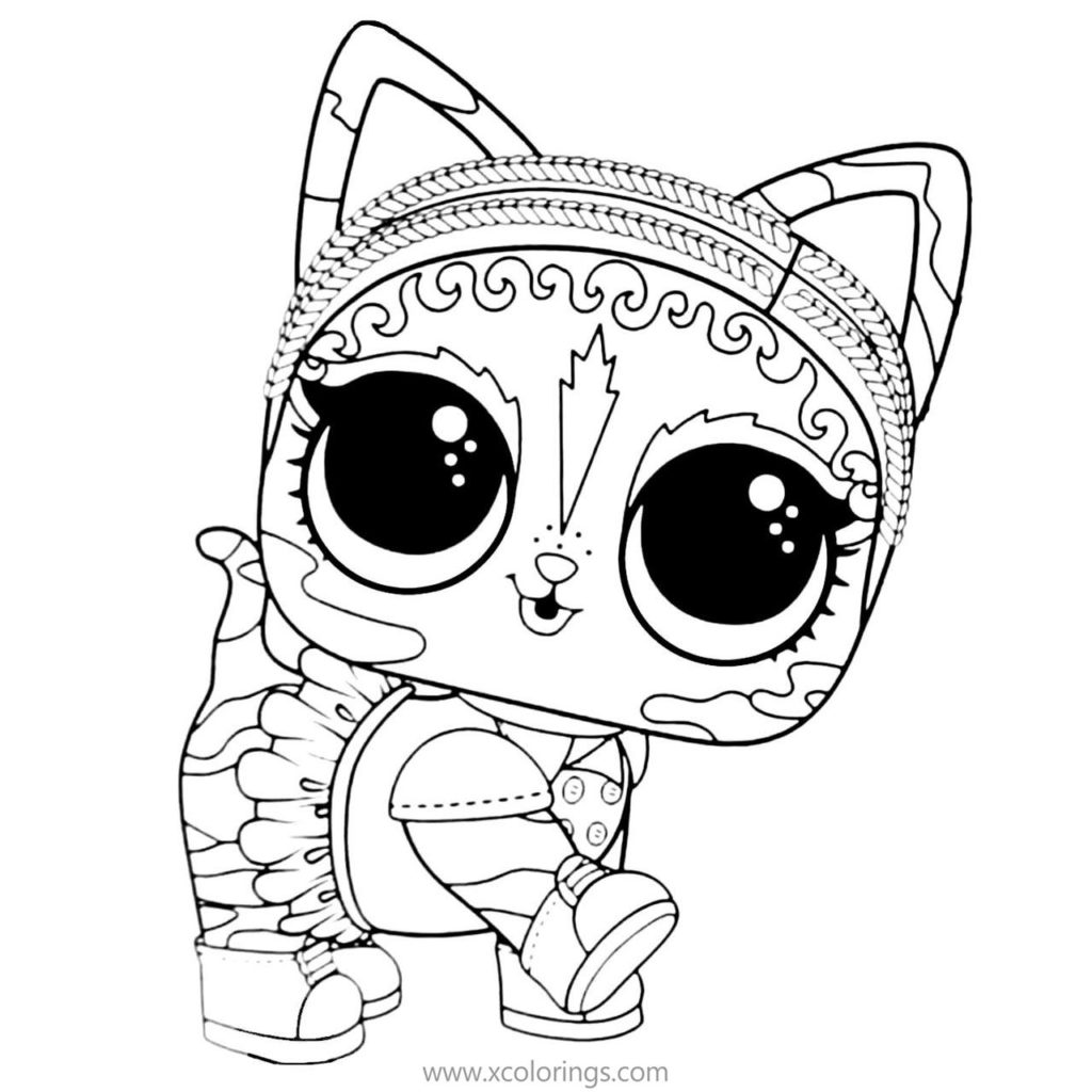 LOL Pets Coloring Pages FURRY TREASURE - XColorings.com