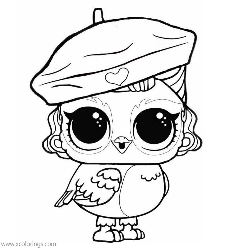 Free LOL Pets Coloring Pages Angel Wings printable