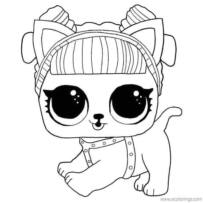 LOL Doll Pets Coloring Pages - XColorings.com