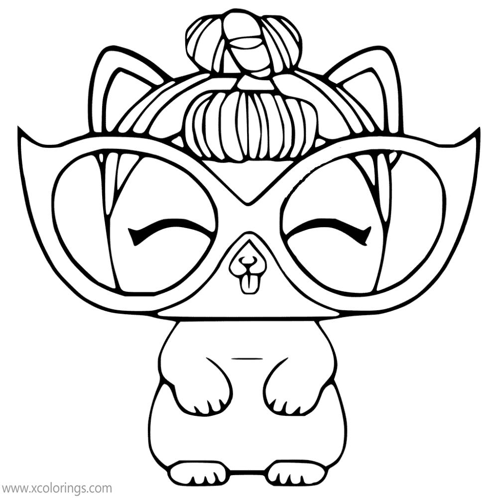 Free LOL Pets Coloring Pages IT Kitty printable